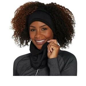 NWT PINK POLAR FLEECE NECK GAITER OS Black